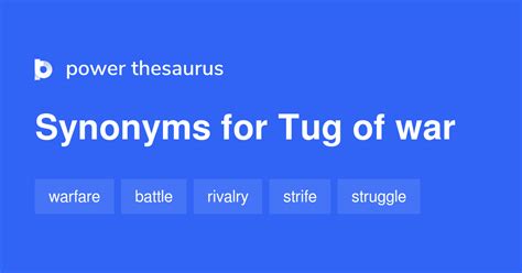 words with letters rivalry|Another word for tug of war .